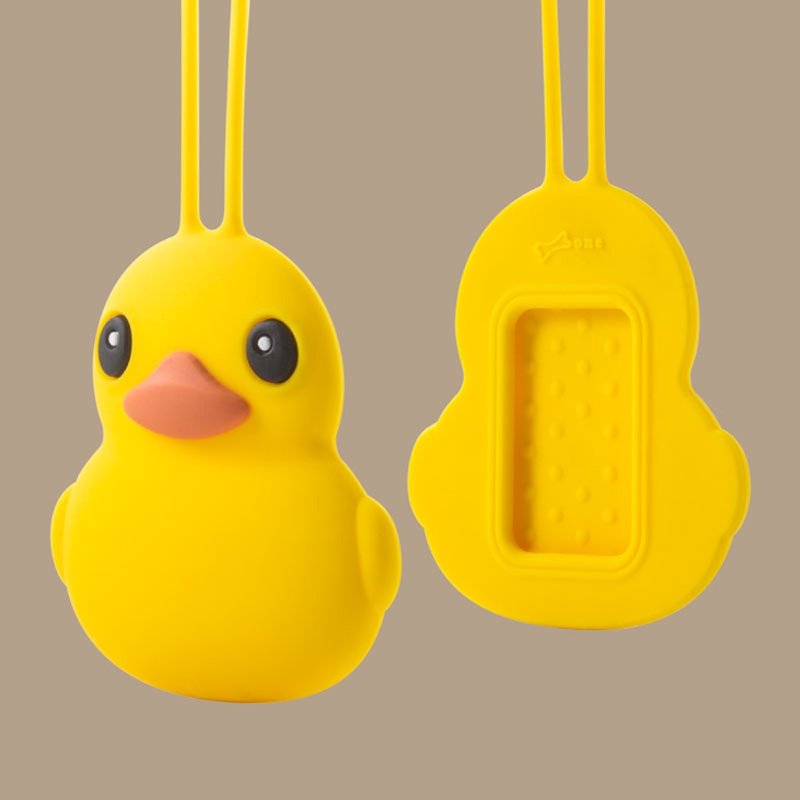 Bone 蹦克 / iTravel Tag  爱旅行 行李吊牌 - 鸭子 - 行李吊牌 - 硅胶 黄色