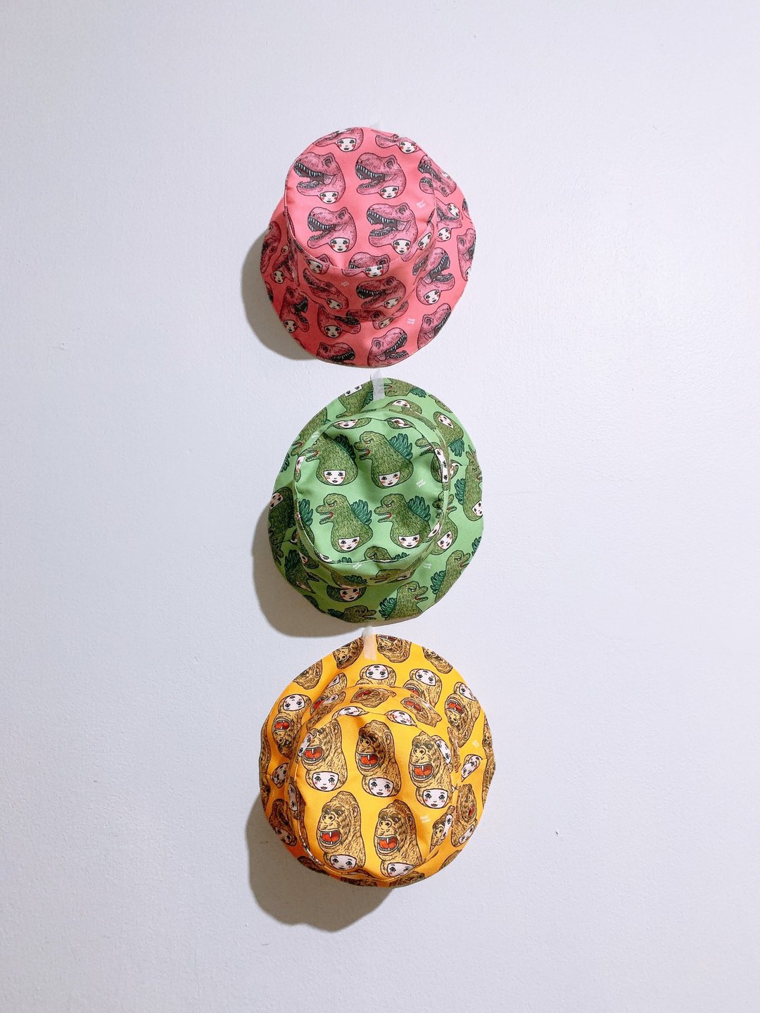Bang Bang Hat, 恐龙系列 - 帽子 - 其他材质 粉红色