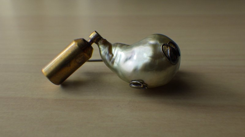 驱虫剂胸针 - 胸针 - 其他金属 银色