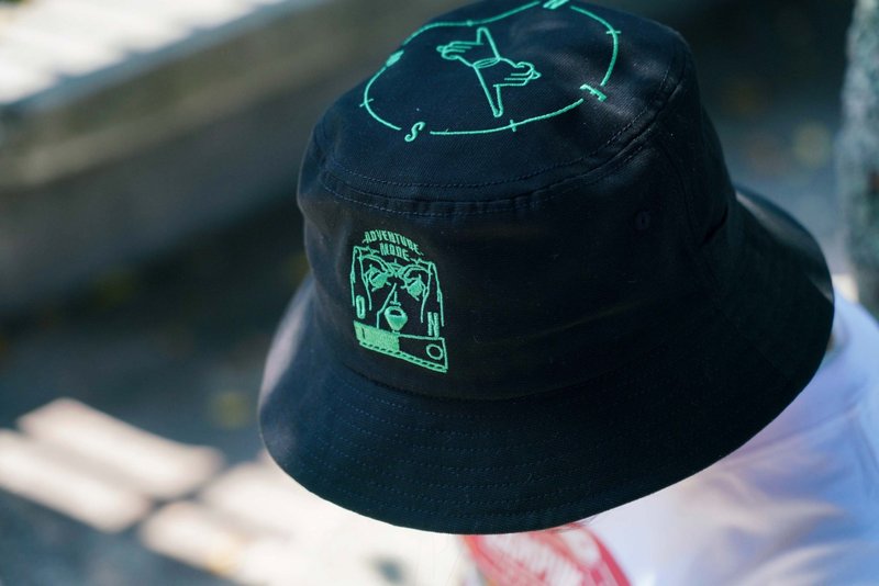 Adventure Mode on 渔夫帽-黑 - 帽子 - 棉．麻 