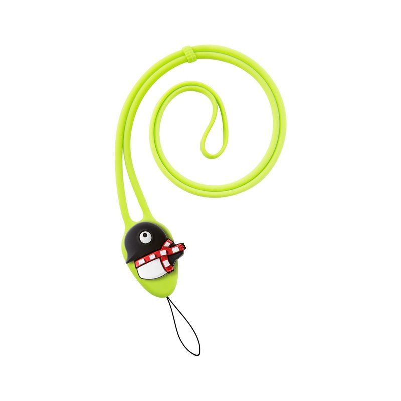 Bone 蹦克 / Charm Lanyard Plus 大逗扣弹力颈挂绳 - 企鹅 - 其他 - 硅胶 绿色