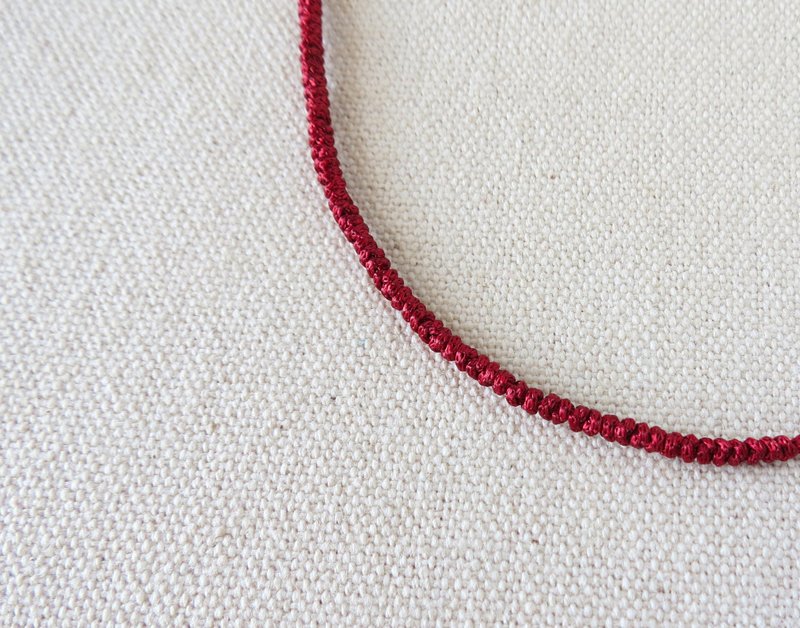 本命年【基本款】丝光编织手链**开运*招财*防小人 - 手链/手环 - 宝石 多色