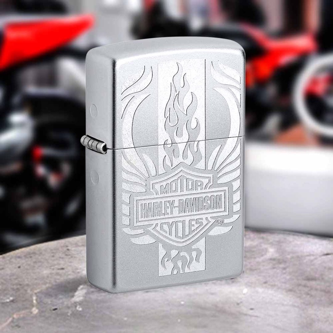 【ZIPPO官方旗舰店】Harley-Davidson防风打火机 49660 - 其他 - 铜/黄铜 银色