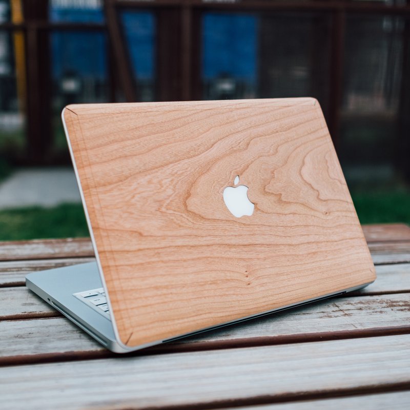 香港品牌 Sell Good 天然樱桃木 Macbook 贴膜 保护贴 - 平板/电脑保护壳 - 木头 咖啡色