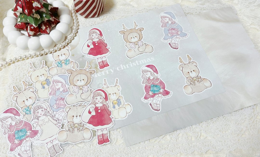 christmas material paper - 纸盒/包装盒 - 纸 多色