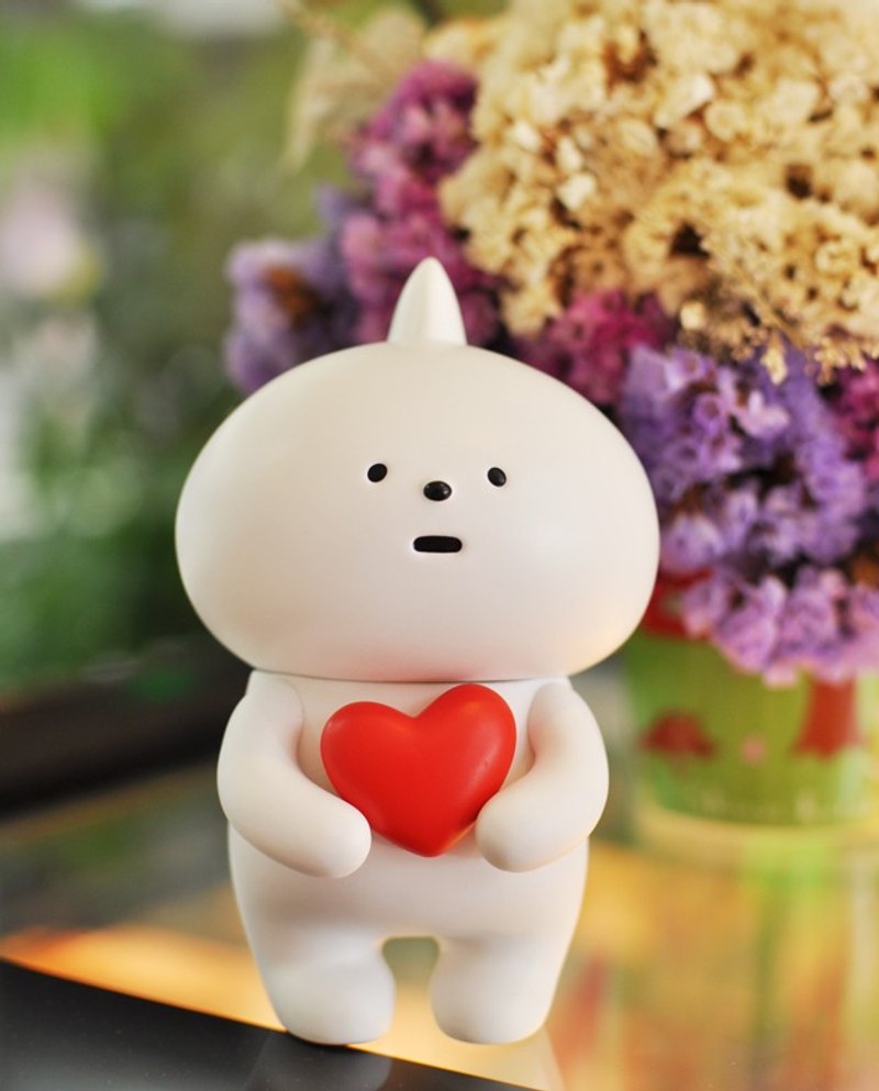 【香港FLUFFY HOUSE】爱心小恐龙 (DYNO) - 玩偶/公仔 - 塑料 白色