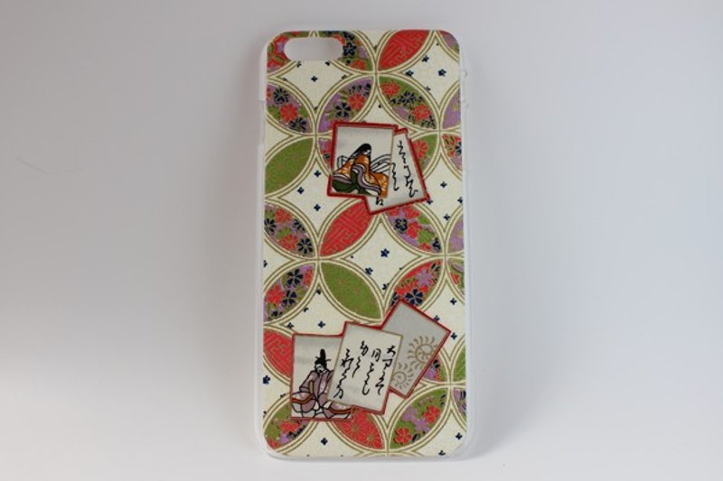 Cloisonne pattern Japanese paper 6Plus iPhone cover - 手机壳/手机套 - 纸 