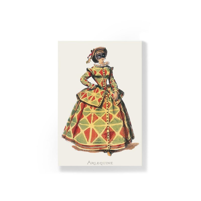 意大利 IFI 明信片(L) 喜剧演员 阿勒奎茵 MAS5 - 卡片/明信片 - 纸 多色