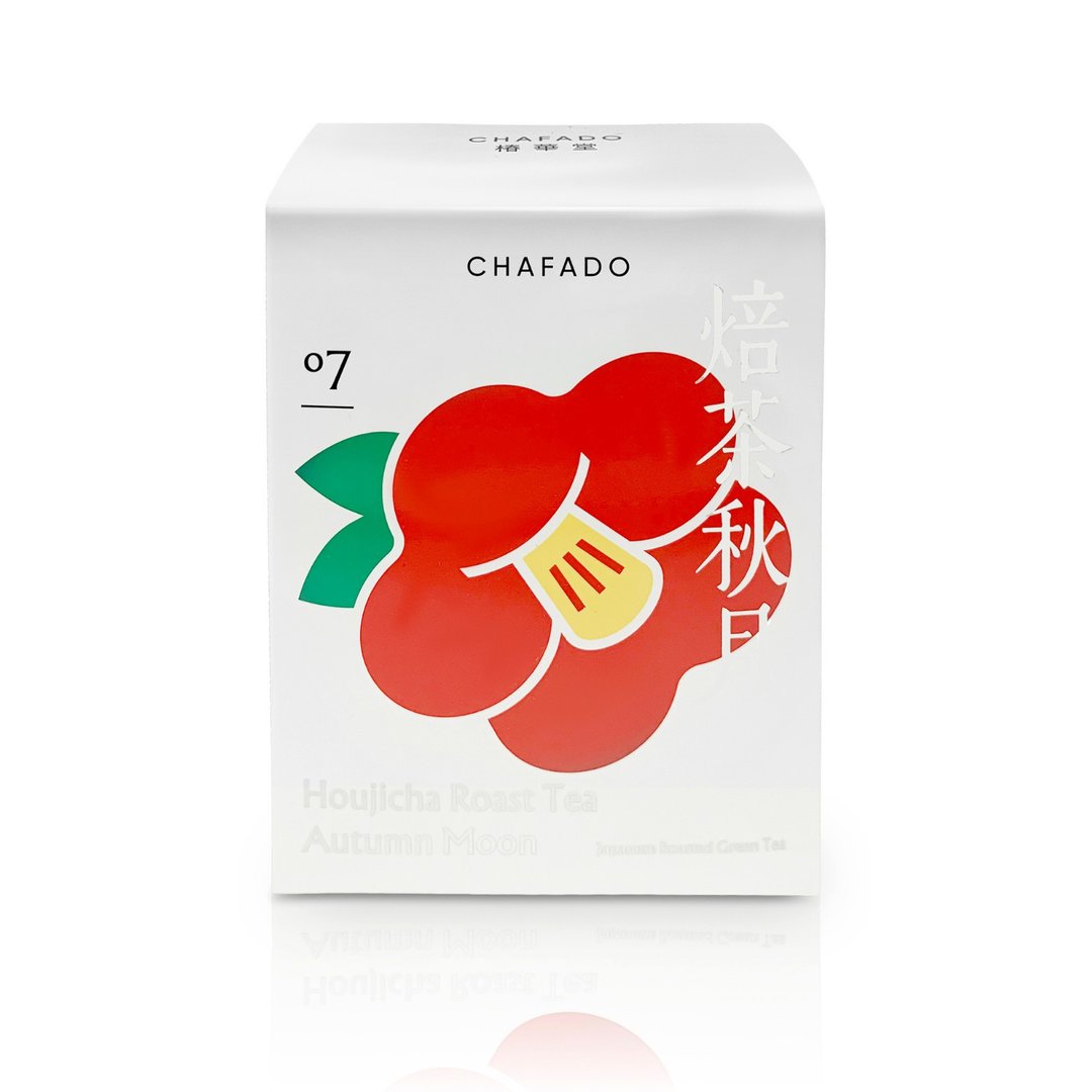 椿华堂 07 焙茶 秋月 - 茶 - 纸 白色