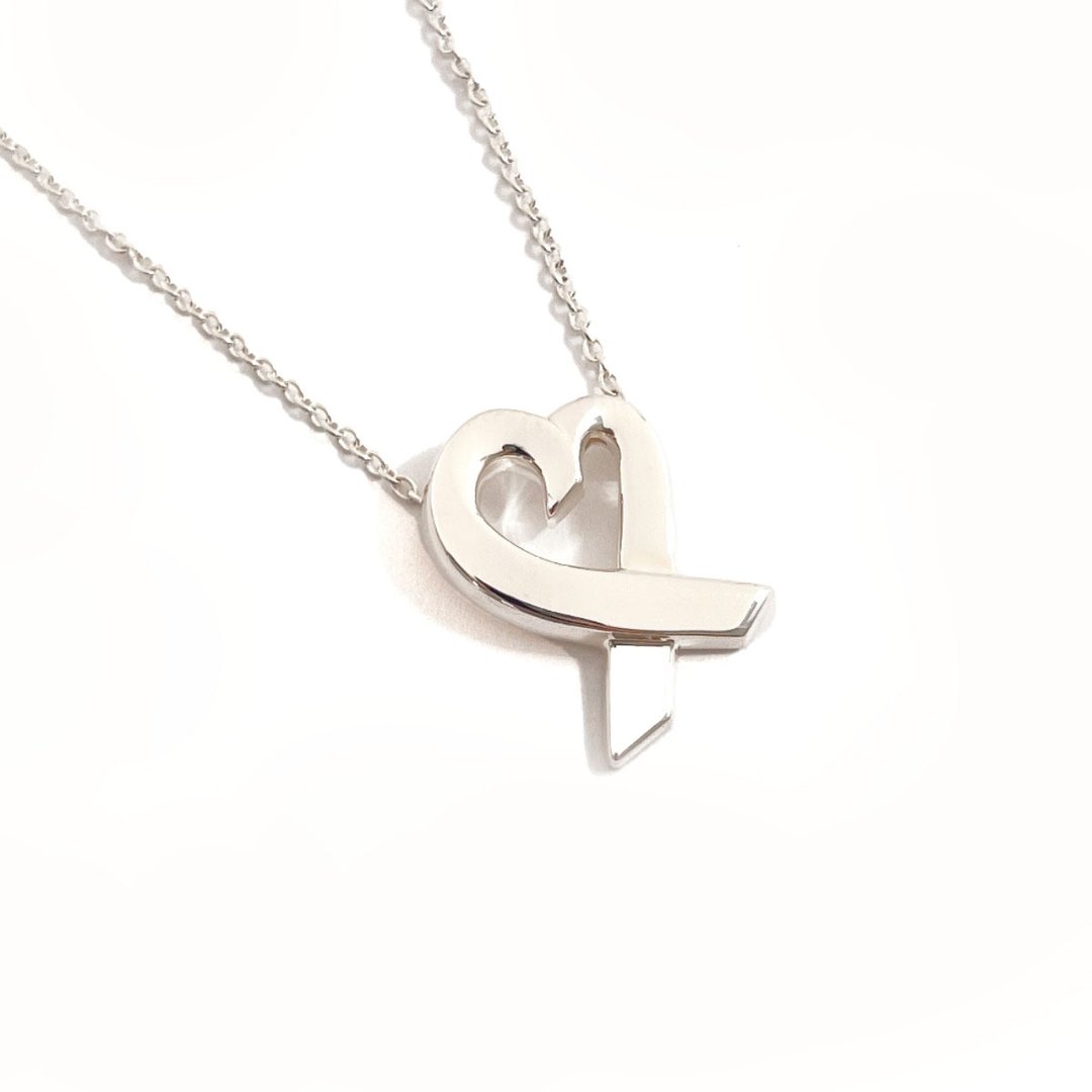 【日本直送．二手美品】蒂芙尼 TIFFANY&Co. 项链 拥抱之心 毕卡索．爱心 925银 - 项链 - 纯银 银色