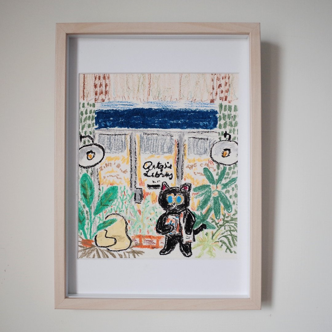 【原画】猫的小旅行- 买小志的猫 - 海报/装饰画/版画 - 纸 