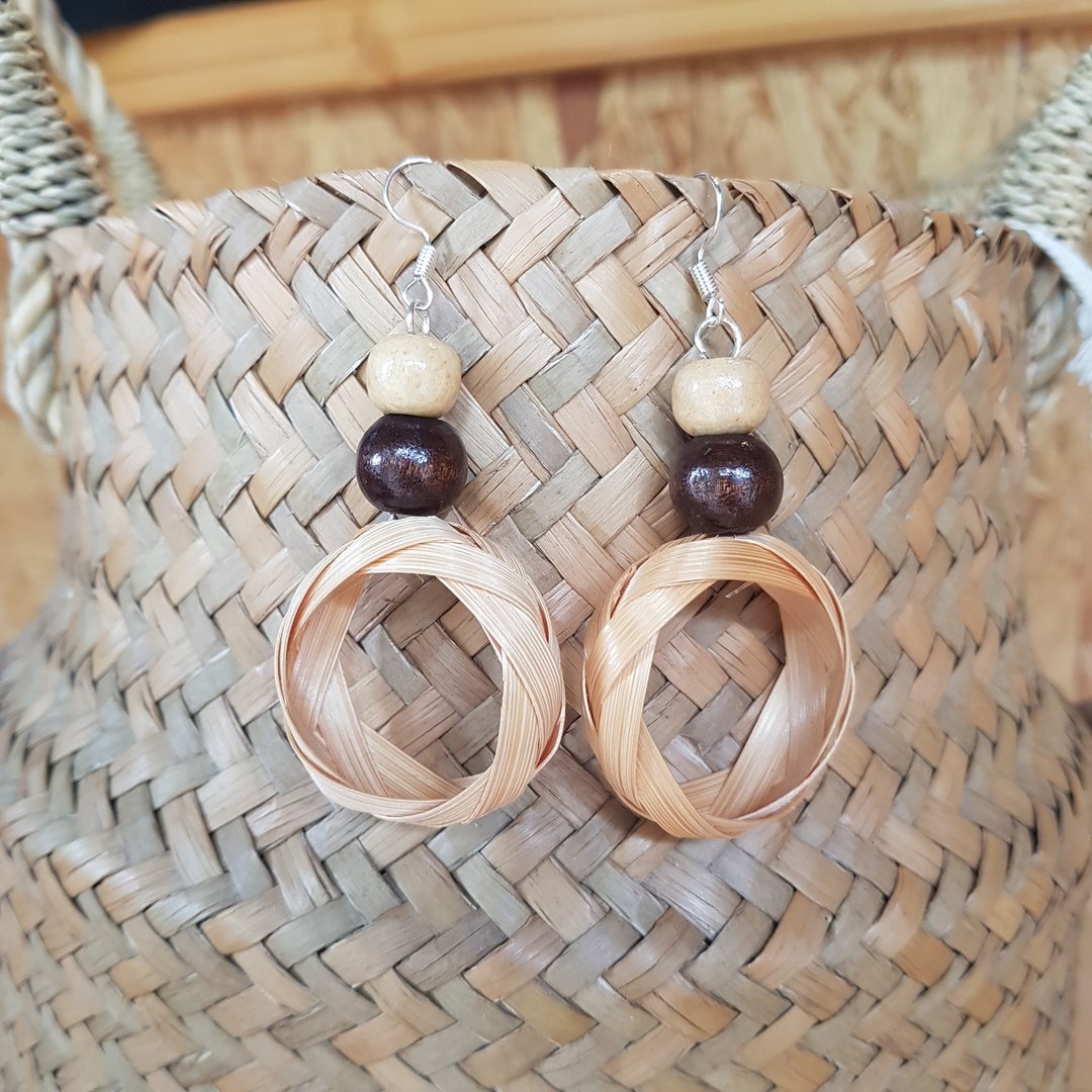 Earrings, Bamboo Earrings  【Off-season sale】【換季特賣】 - 耳环/耳夹 - 植物．花 