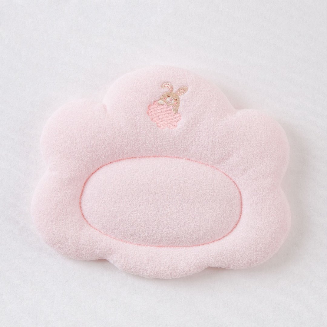 【妖精の森】粉红小兔婴儿甜甜圈枕头 - 婴儿床上用品 - 棉 