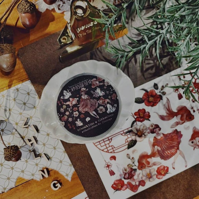 【雾面PET胶带】七秒的罗曼史 - 纸胶带 - 塑料 