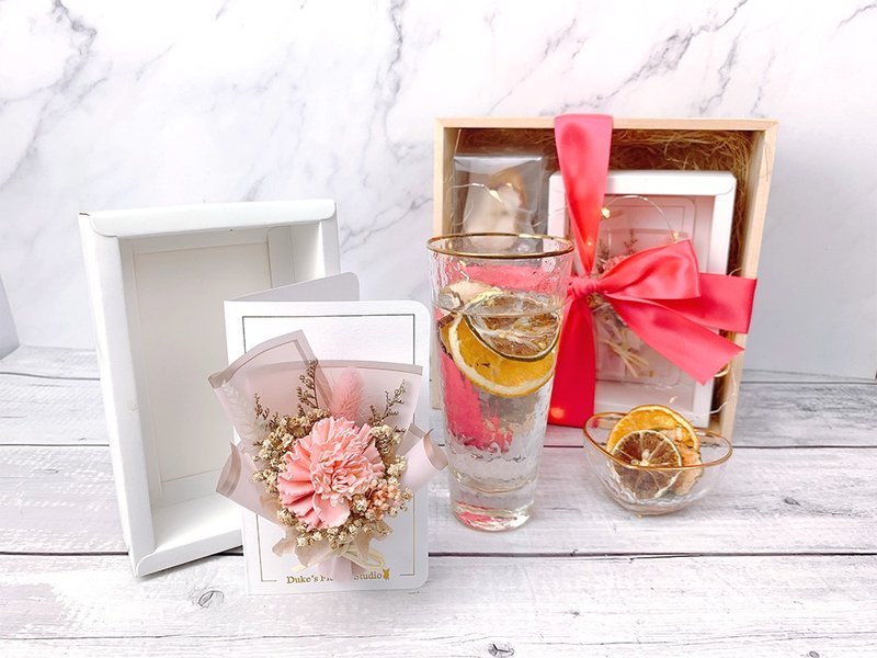 午后小食光│干燥花卡片礼盒组 - 蛋糕/甜点 - 新鲜食材 