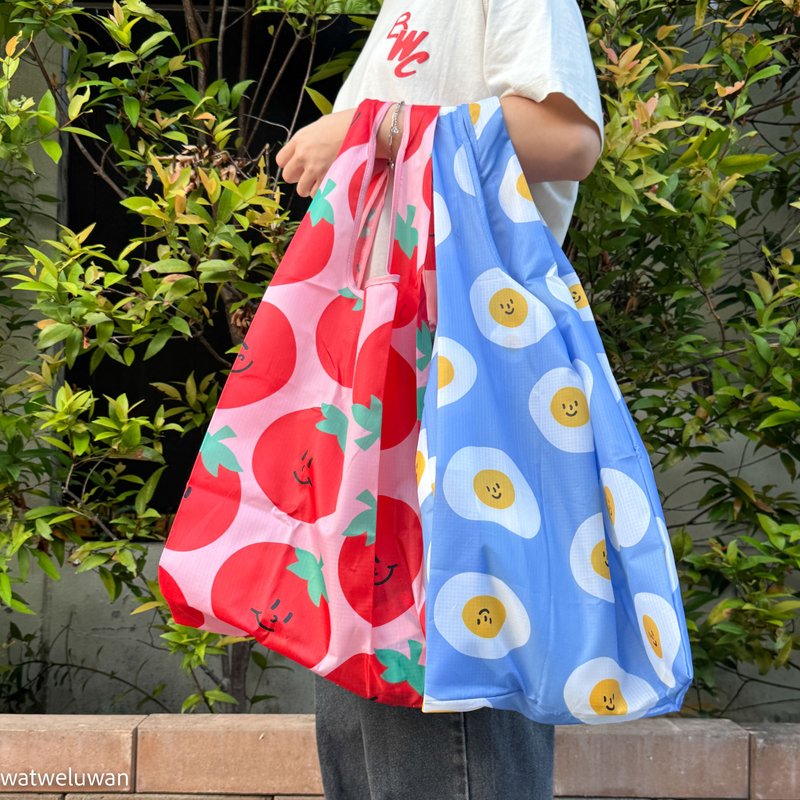 可折叠尼龙购物袋 - 公文包/医生包 - 其他材质 