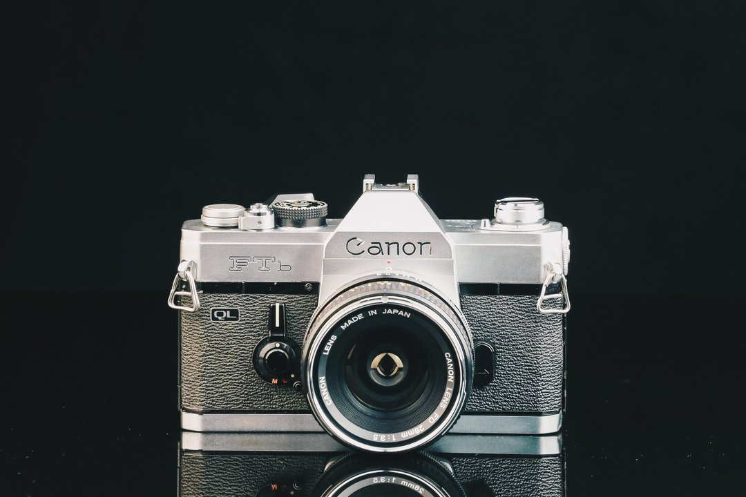 Canon FTb QL+FD 28mm F3.5 #1893 #135底片相机 - 相机 - 其他金属 黑色