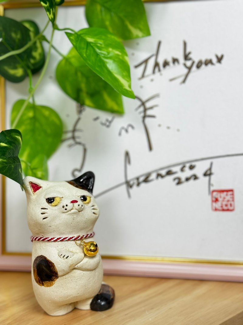 布施猫 | 招积猫 - 摆饰 - 陶 