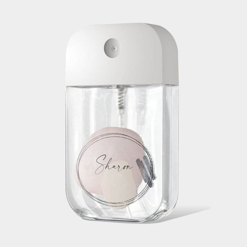 定制化文字 酒精喷雾瓶 防疫用品 收纳罐 分装瓶 卡片式 PU030 - 收纳用品 - 塑料 卡其色