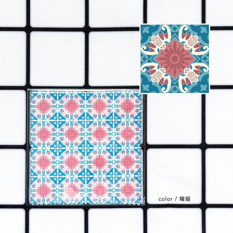 超细纤维擦拭布 蝙蝠 - 眼镜盒/眼镜布 - 其他人造纤维 蓝色