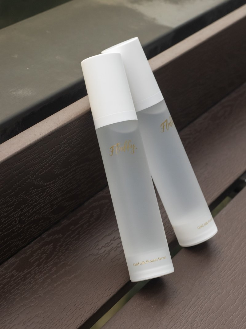 Pinkoi限定两入组－水光泽黄金蚕丝蛋白维他命E精华液 50ml - 精华液/安瓶 - 浓缩/萃取物 卡其色