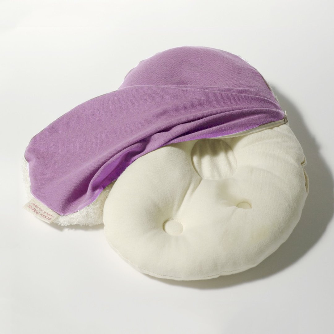 MAKURA【Baby Pillow】可水洗豆型婴儿枕专用枕套M - 婴儿床上用品 - 棉 多色