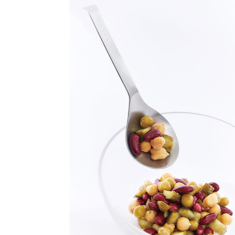 【YOSHIKAWA吉川】日本EATOCO不锈钢Suqu s防滑汤匙 AS0060 日本 - 餐刀/叉/匙组合 - 不锈钢 银色