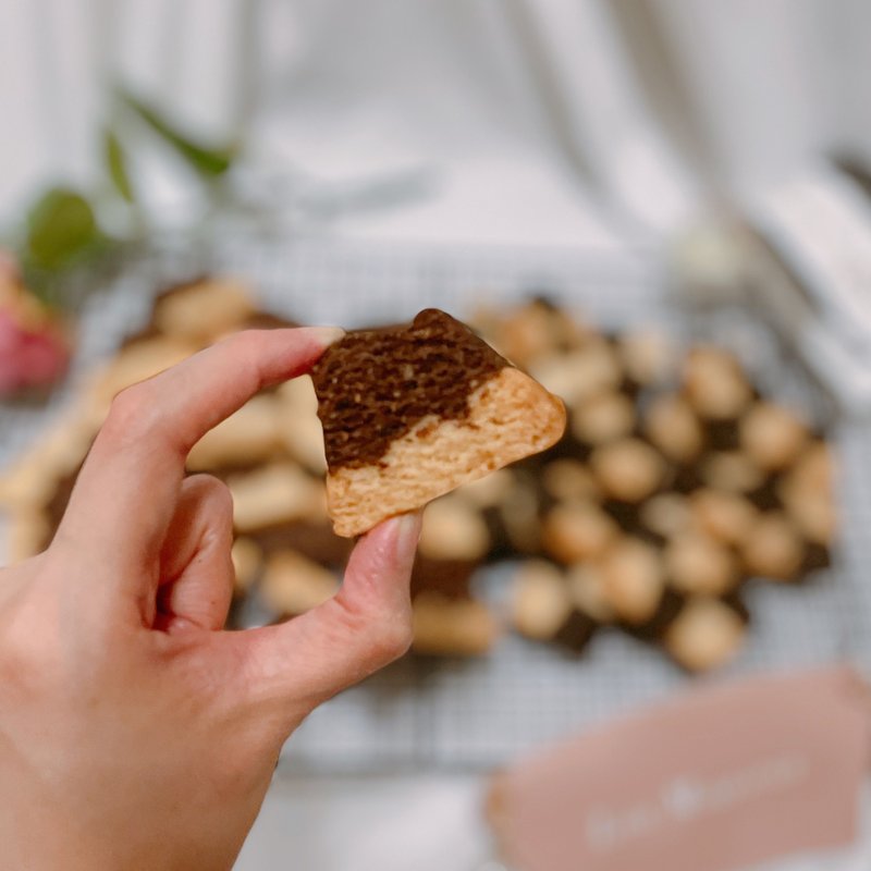 学而时shareus-香浓奶油手工饼干(多口味、生日快乐造型) - 手工饼干 - 新鲜食材 橘色