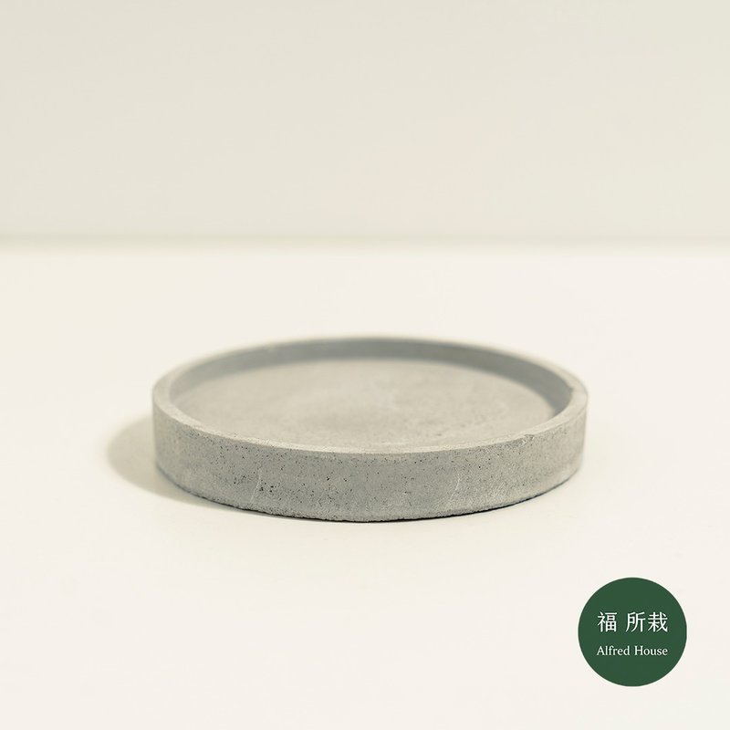圆形手作水泥底盘│栽培周边│福所栽 - 植栽/盆栽 - 水泥 灰色