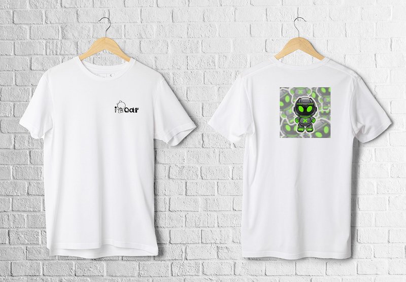 【I ROAR 】Alien Robot X/17织顶级绵/潮流厚磅棉T - 男装上衣/T 恤 - 棉．麻 