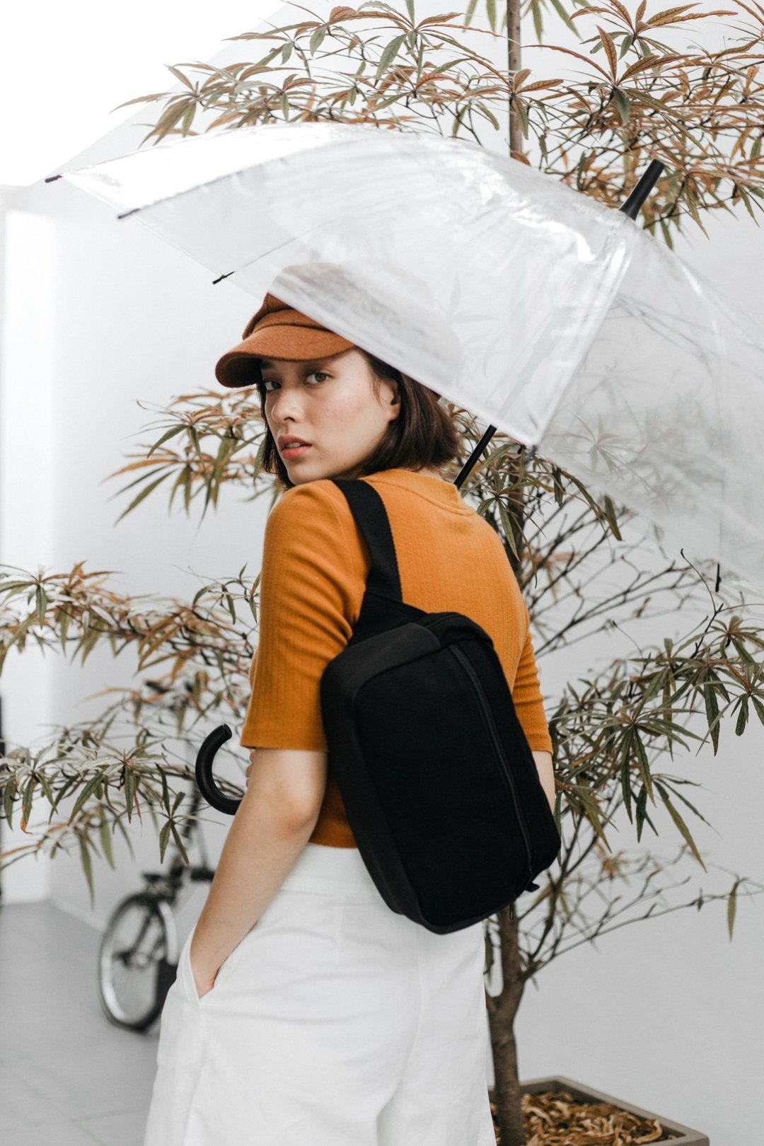 Lucky Belt bag : Lucky Black - 侧背包/斜挎包 - 棉 黑色