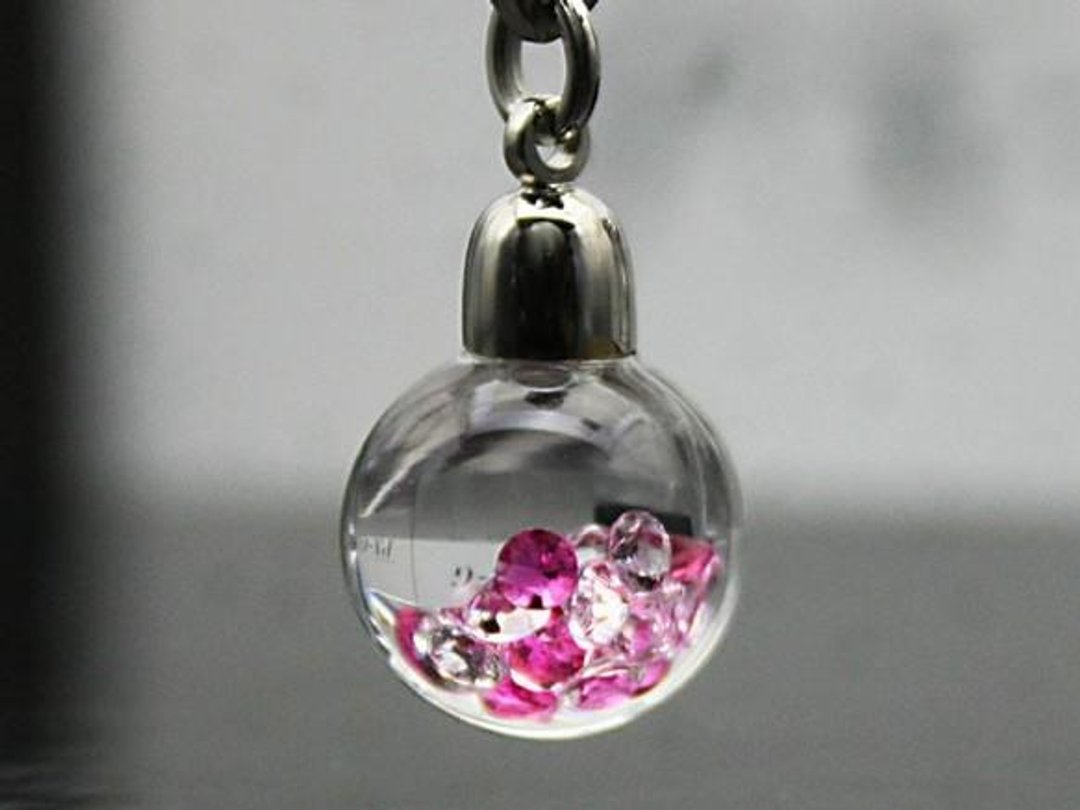 Bijou glass Ball Pendant Red color limited special price - 项链 - 其他金属 