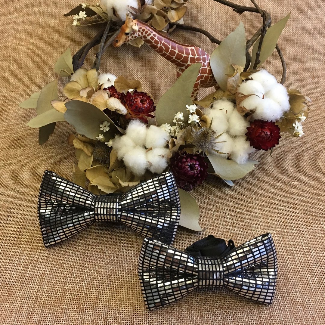 Mr.Tie 手工缝制领结 Hand Made Bow Tie 编号175 - 领带/领带夹 - 其他材质 黑色