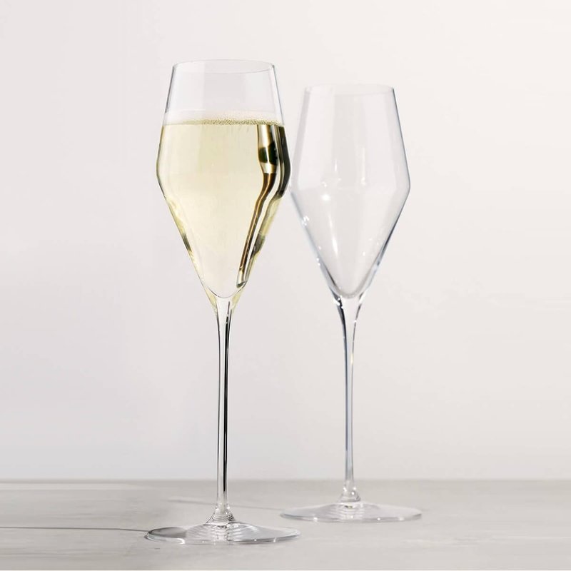 (一对价)250cc【结婚送礼】德国Spiegelau羽量白金水晶香槟对杯 - 酒杯/酒器 - 玻璃 透明