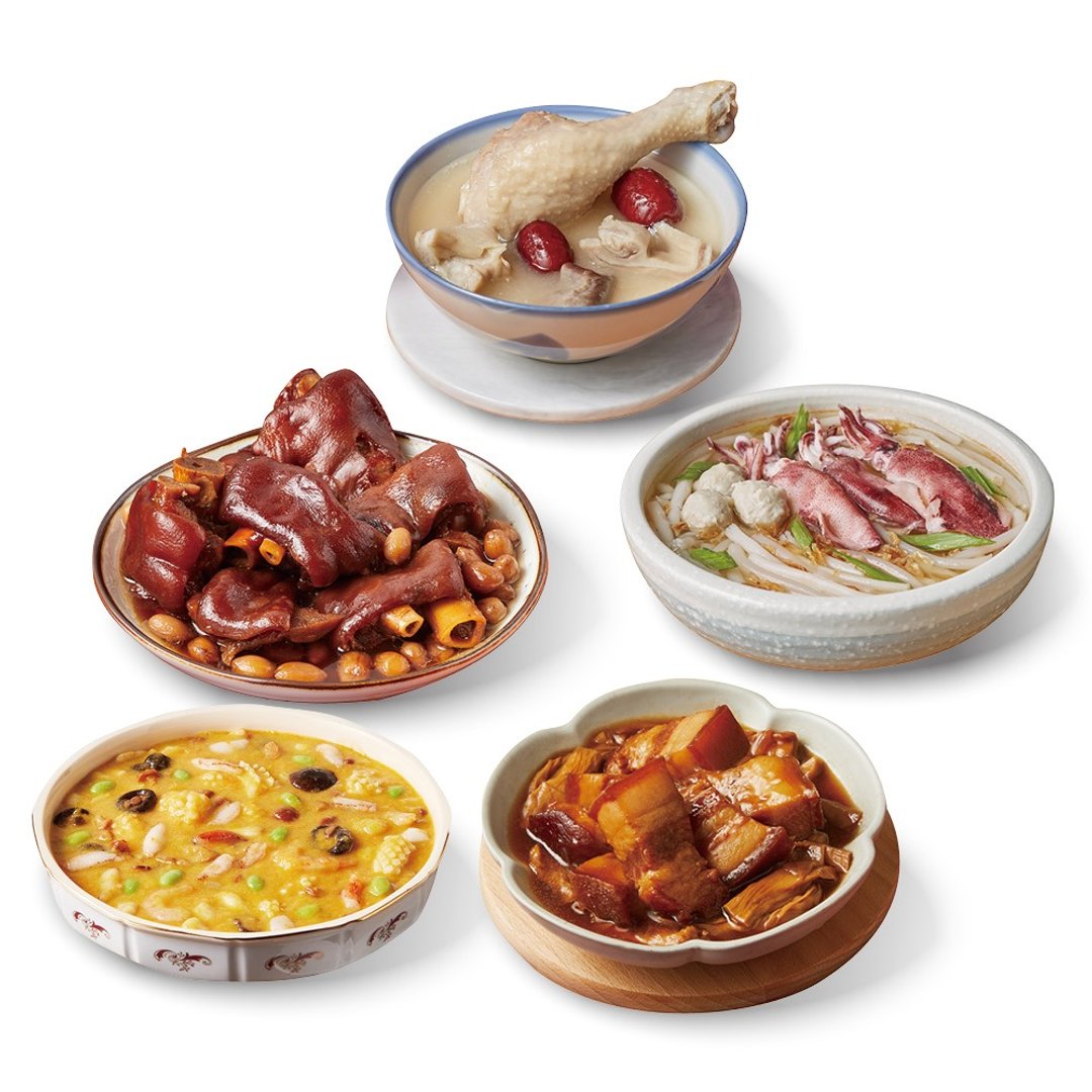 【锦霞楼】经典菜5件组 - 其他 - 其他材质 红色