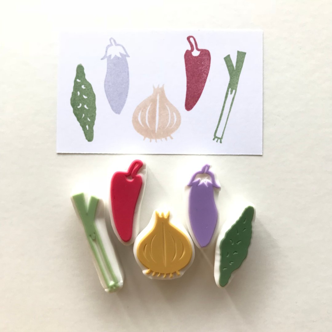 蔬菜印章 - 印章/印台 - 橡胶 红色