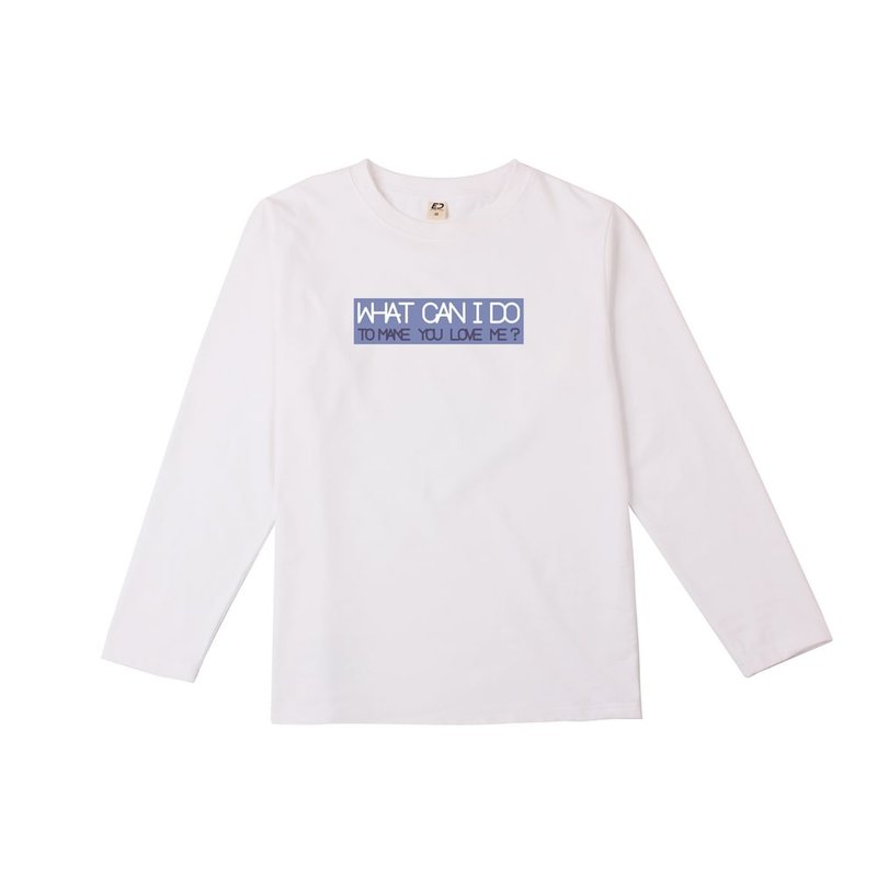 【每人心中都有一首歌】What Can I Do 长T/男女T/T-Shirt - 女装 T 恤 - 棉．麻 黑色