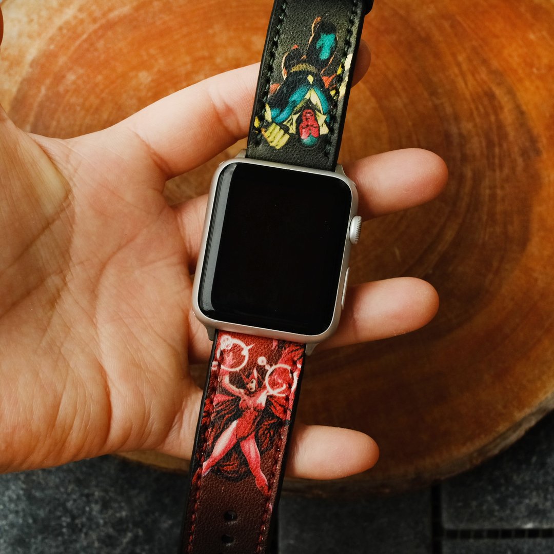 Apple Watch皮革表带38毫米42毫米40毫米44毫米 - 表带 - 真皮 多色