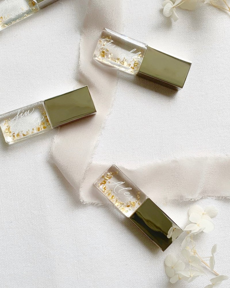 手写小凊新透明USB - U盘 - 银 