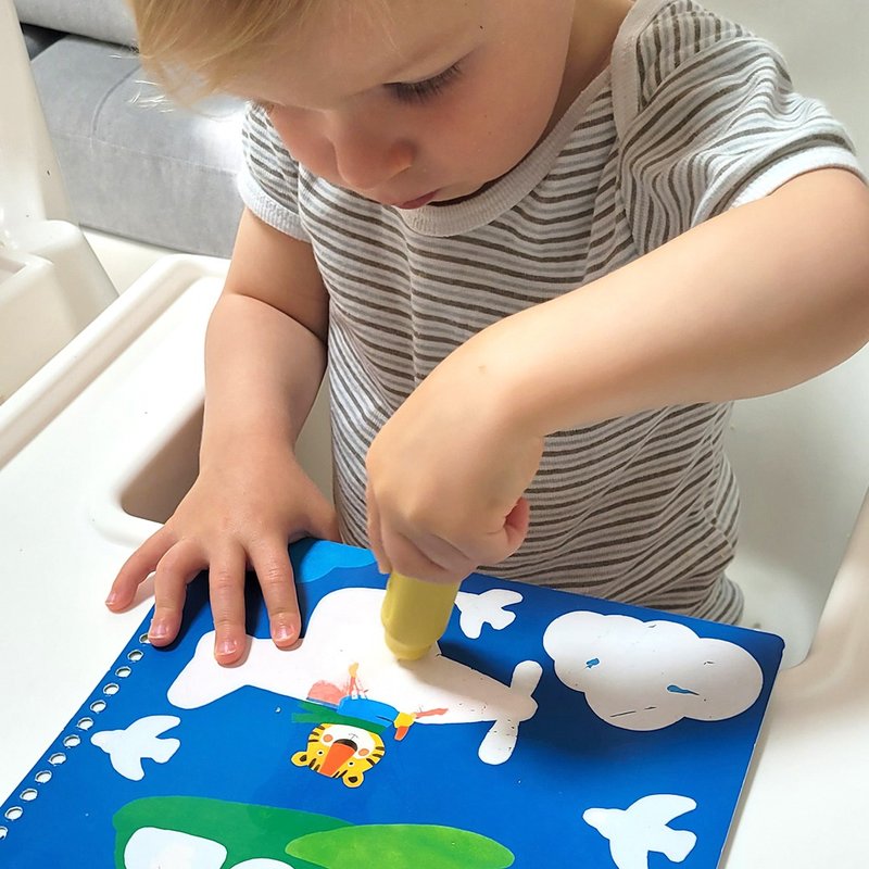 法国 Moulin Roty 缤纷魔法水画册 - 玩具/玩偶 - 纸 多色