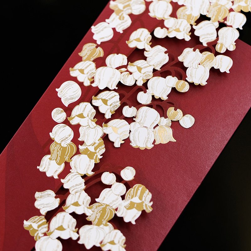 手心里悦铃兰异形红包国潮过年新婚结婚创意高档生日千元利是封 - 红包/春联 - 纸 