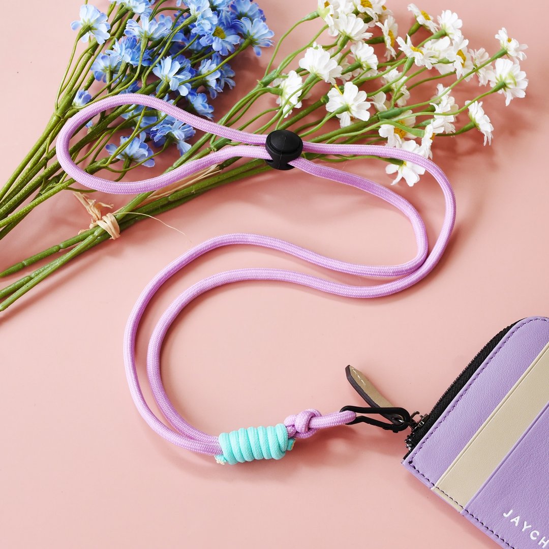 JAYCHEWIN - Nylon Strap - Lanyard - Neck Strap 挂绳 - 颈带 - 证件套/卡套 - 防水材质 粉红色