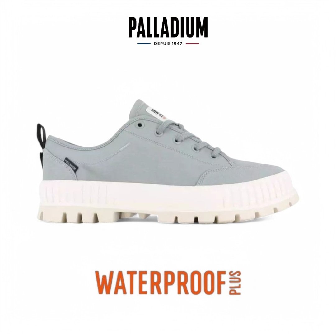 PALLADIUM PALLASHOCK LO WP+厚底巧克力低筒防水靴 74408-083 - 雨鞋/雨靴 - 其他材质 
