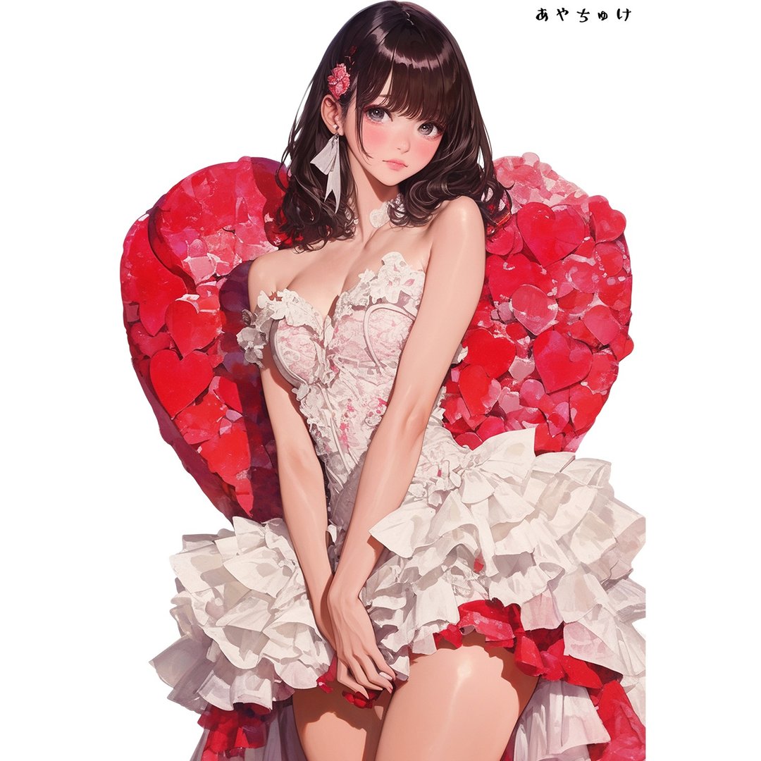 【12月新品6】07-111-0076 人物贴纸 性感情人节女孩 - 贴纸 - 纸 