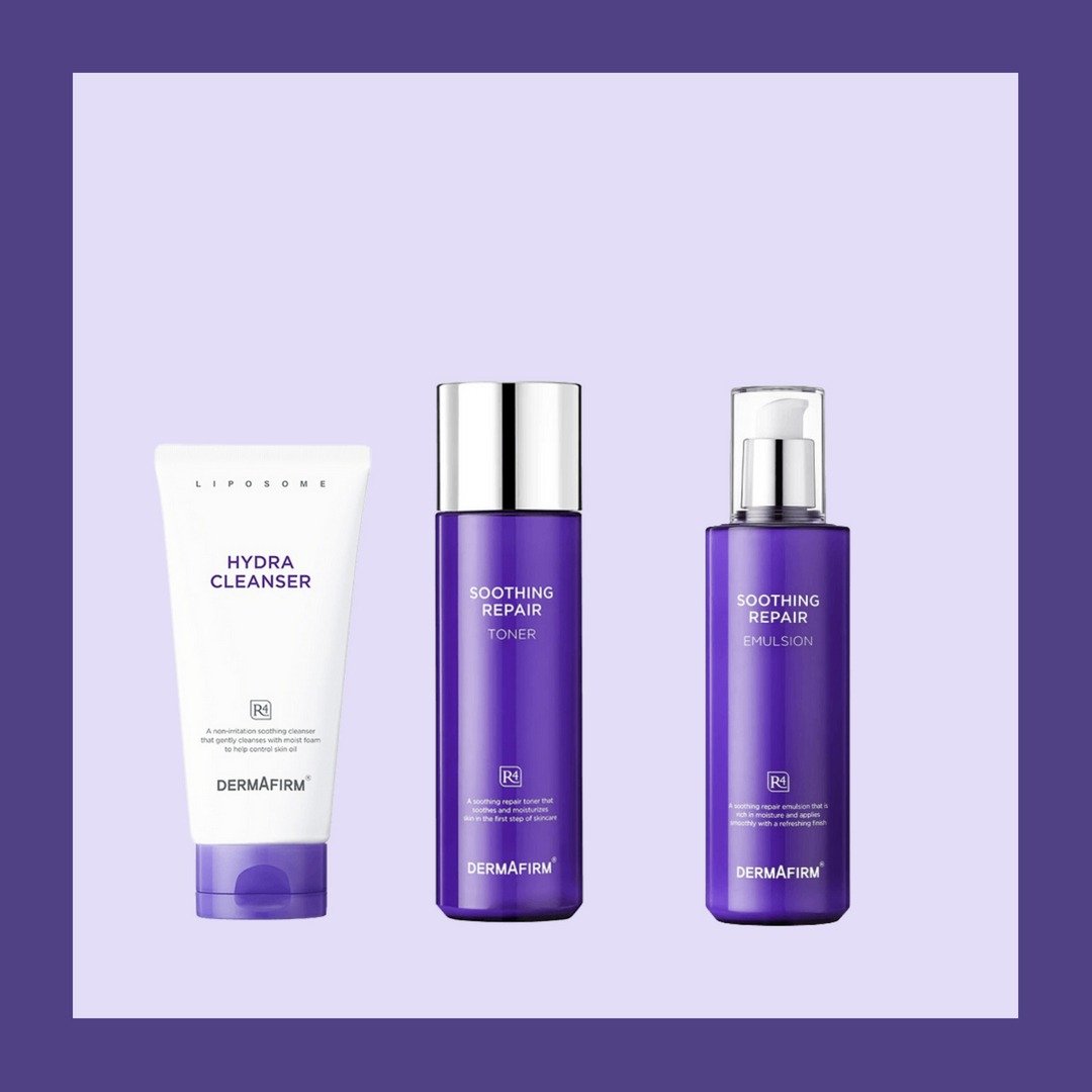 【Dermafirm】R4 紫苏舒缓保湿基础系列 (三件组) - 旅行套装 - 其他材质 