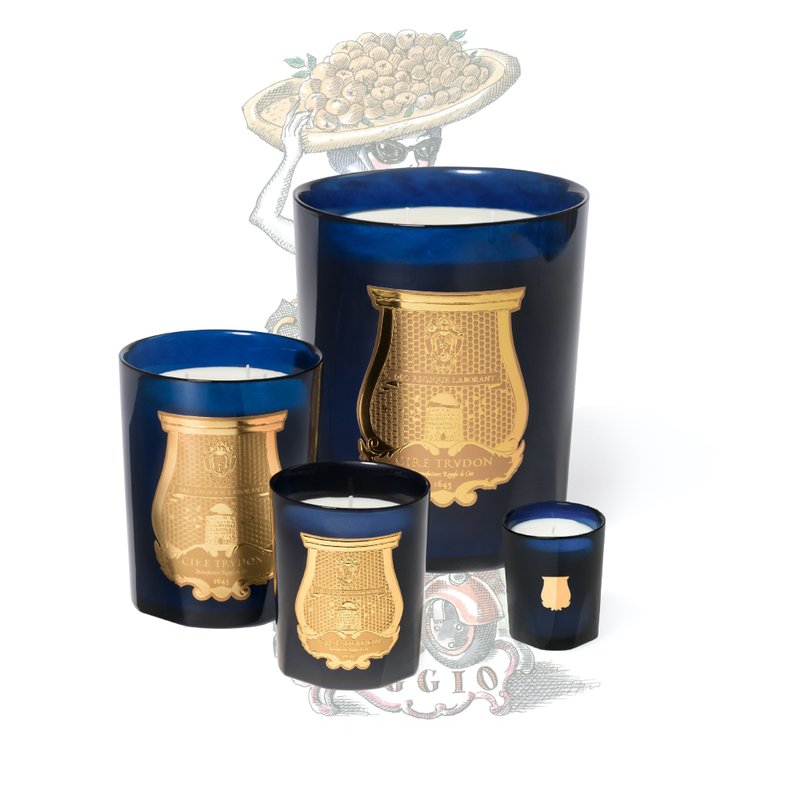 Cire Trudon 柑橘之暗语 香氛蜡烛 - 蜡烛/烛台 - 玻璃 蓝色