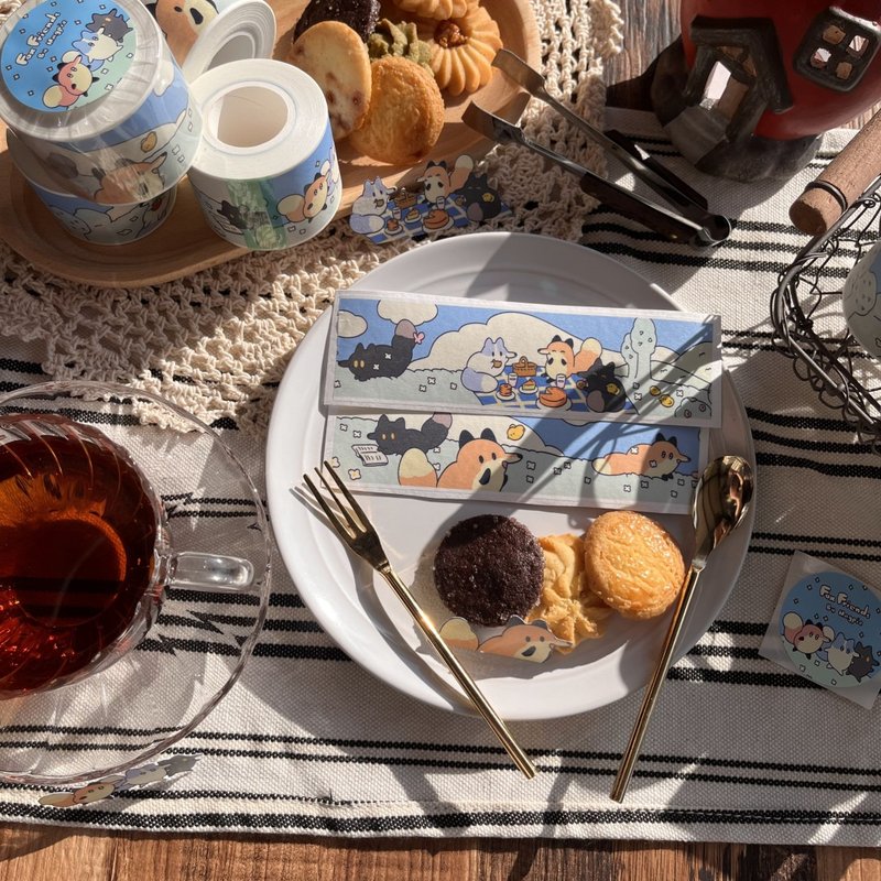 【大米创意X狐狐好朋友】联名合作纸胶带 by magpie - 纸胶带 - 其他材质 