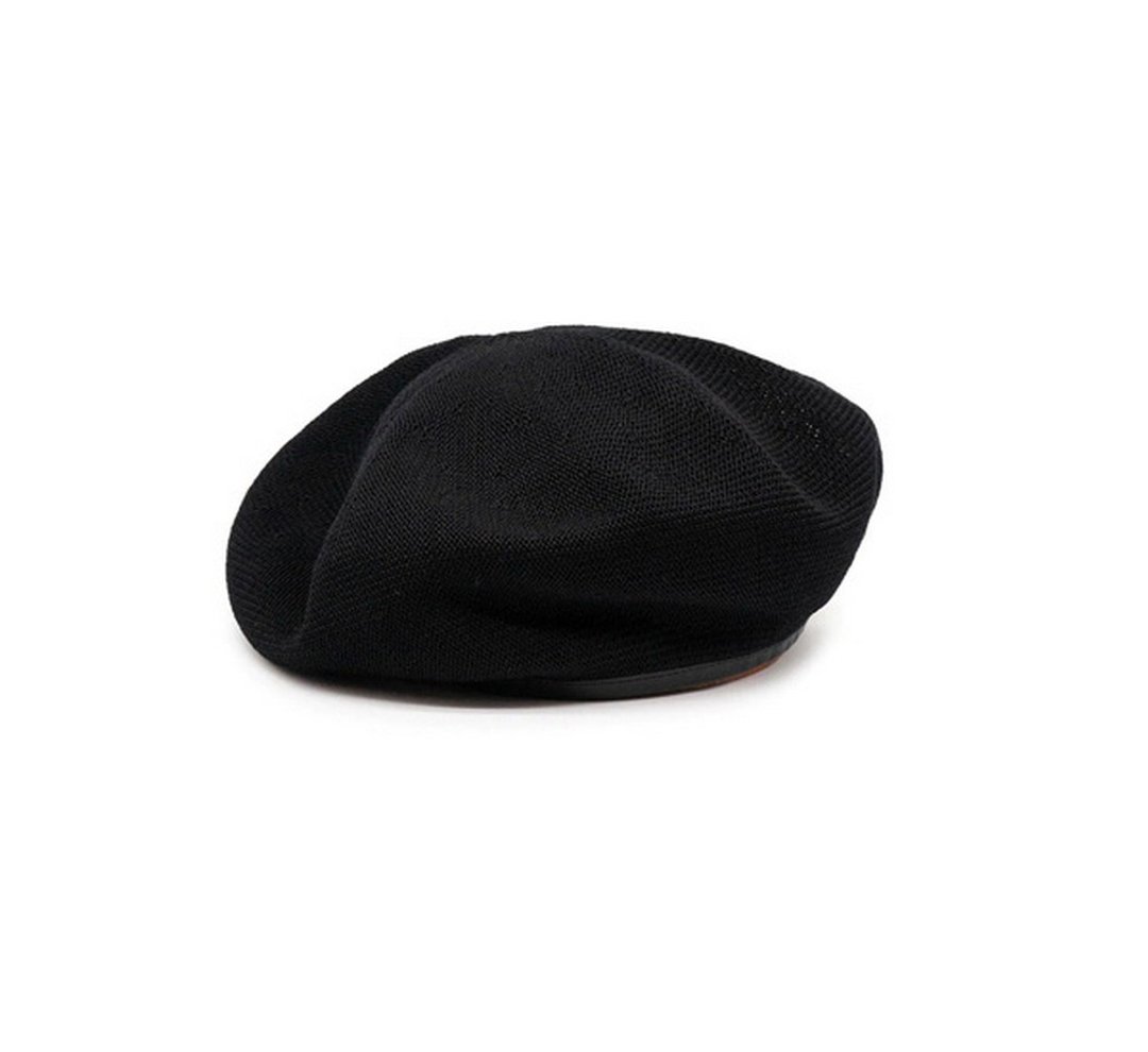 H.W.Dog&amp;Co.Leather 63Beret 22SS皮革滚边编织贝雷帽(三色) - 帽子 - 其他材质 多色