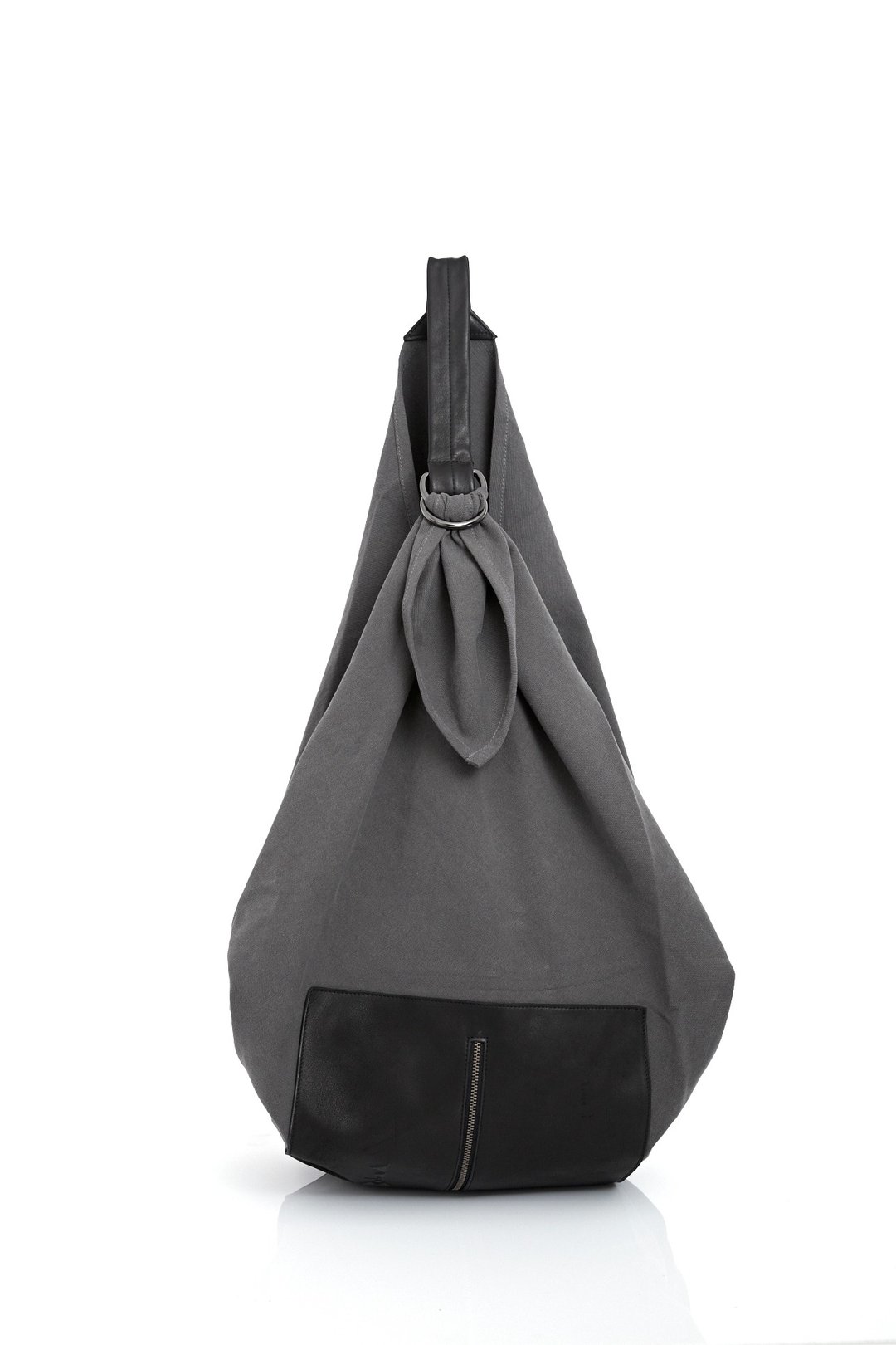7TH BEACH BAG, GREY COLOR, URBAN HOLIDAY - 侧背包/斜挎包 - 真皮 灰色