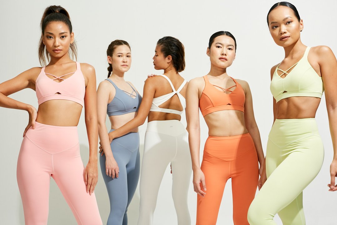 Sportswear Activewear Set - Sweat & Sun - Top + Pants - 女装运动衣 - 聚酯纤维 多色